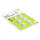 Goobay Kabelhouder | Goobay | 2 sleuven (6 stuks, Ø 5.3 mm, Wit) 70364 K090300014 Goobay Kabelhouder | Goobay | 2 sleuven (6 stuks, Ø 5.3 mm, Wit) 70364 K090300014