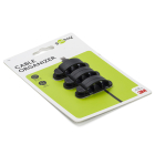 Goobay Kabelhouder | Goobay | 3 sleuven (3 stuks, Ø 10.3 mm, Zwart) 70685 K090300024 Goobay Kabelhouder | Goobay | 3 sleuven (3 stuks, Ø 10.3 mm, Zwart) 70685 K090300024