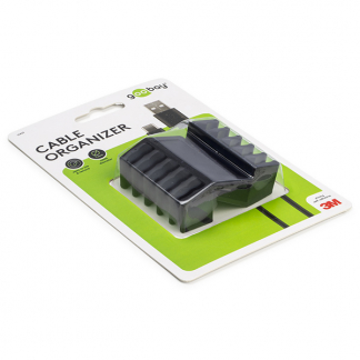 Goobay Kabelhouder | Goobay | 5 sleuven (2 stuks, Ø 7.09 mm, Zwart) 70433 K090300021 - 1