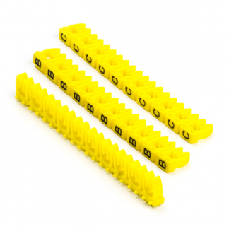 Goobay Kabelmarkering | Goobay | 3 x 30 stuks (Ø 2.5 mm, Letters) 72516 K090300044 - 