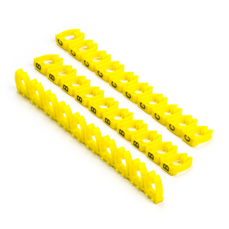 Goobay Kabelmarkering | Goobay | 3 x 30 stuks (Ø 6 mm, Letters) 72518 K090300046 - 1