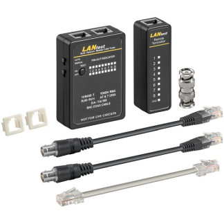 Goobay Kabeltester | Goobay (RJ45/RJ11/RJ12/BNC) 93010 K100101005 - 1