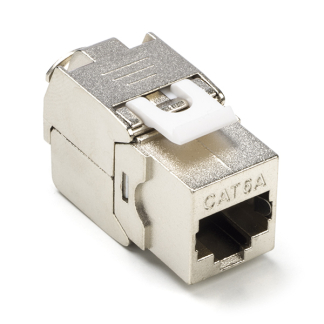 Goobay Keystone RJ45 | Cat6a S/FTP (Krokodiltype, Zink) 90864 K090603095 - 