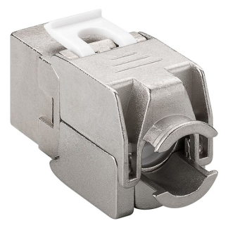 Goobay Keystone RJ45 | Cat6a S/FTP (Krokodiltype, Zink) 90864 K090603095 - 2