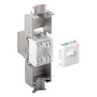 Goobay Keystone RJ45 | Cat6a S/FTP (Krokodiltype, Zink) 90864 K090603095 - 3