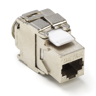 Goobay Keystone RJ45 | Cat6a S/FTP (Vlindertype, Zink) 95900 K090603094 - 1