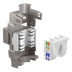 Goobay Keystone RJ45 | Cat6a S/FTP (Vlindertype, Zink) 95900 K090603094 - 3