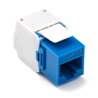 Goobay Keystone RJ45 | Cat6a U/UTP (Blauw) 90688 K090603089 - 1