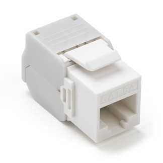 Goobay Keystone RJ45 | Cat6a U/UTP (Wit) 90867 K090603086 - 