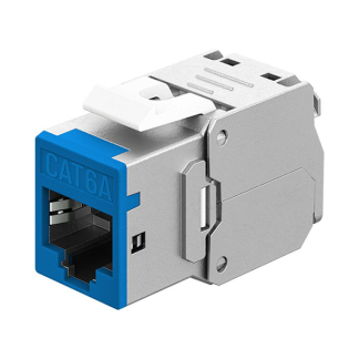 Goobay Keystone RJ45 | Goobay | Cat6a STP (Blauw) 77944 K010605038 - 1
