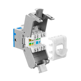 Goobay Keystone RJ45 | Goobay | Cat6a STP (Blauw) 77944 K010605038 - 3
