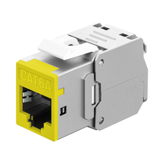 Goobay Keystone RJ45 | Goobay | Cat6a STP (Geel) 77950 K010605040 - 1