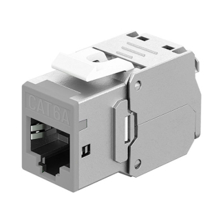 Goobay Keystone RJ45 | Goobay | Cat6a STP (Grijs) 77946 K010605035 - 1