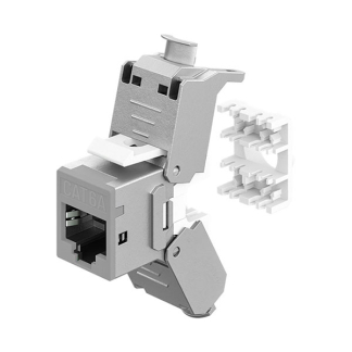 Goobay Keystone RJ45 | Goobay | Cat6a STP (Grijs) 77946 K010605035 - 2