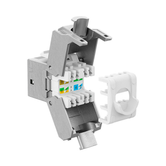 Goobay Keystone RJ45 | Goobay | Cat6a STP (Grijs) 77946 K010605035 - 3