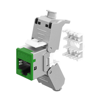 Goobay Keystone RJ45 | Goobay | Cat6a STP (Groen) 77945 K010605037 - 2