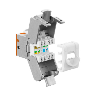 Goobay Keystone RJ45 | Goobay | Cat6a STP (Oranje) 77947 K010605039 - 3