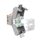 Goobay Keystone RJ45 | Goobay | Cat6a STP (Oranje) 77947 K010605039 - 3