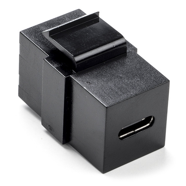 Goobay Keystone USB C | 10 Gbit/s (4K@60Hz, 100W, Zwart) 61261 K090603099 - 2