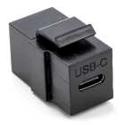 Goobay Keystone USB C | 10 Gbit/s (4K@60Hz, 100W, Zwart) 61261 K090603099 - 1