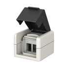 Goobay Keystone opbouwdoos | Goobay (2-poorts, IP44, Zwart) 79169 K010605043 - 1