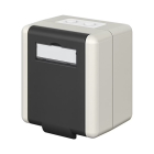 Goobay Keystone opbouwdoos | Goobay (2-poorts, IP44, Zwart) 79169 K010605043 - 2
