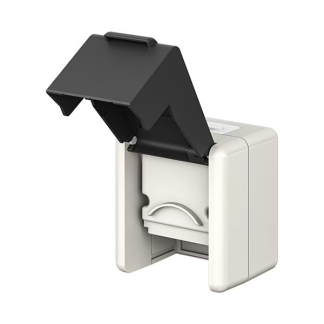 Goobay Keystone opbouwdoos | Goobay (2-poorts, IP44, Zwart) 79169 K010605043 - 3
