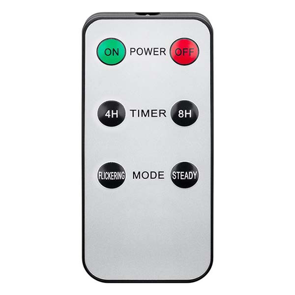 Goobay Led dinerkaars | Goobay | 24 cm | 5 stuks (Batterijen, Bewegende vlam, Rood) 53943 K170103338 - 4