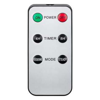 Goobay Led dinerkaars | Goobay | 24 cm | 5 stuks (Batterijen, Bewegende vlam, Rood) 53943 K170103338 - 4