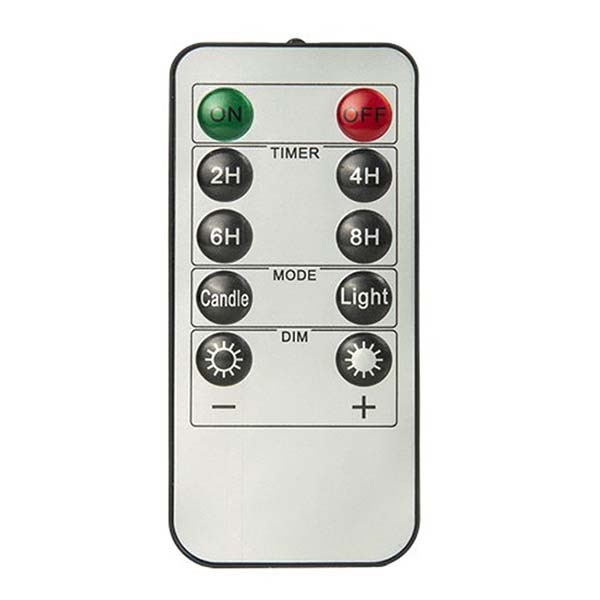 Goobay Led dinerkaars | Goobay | 25 cm | 5 stuks (Batterijen, Bewegende vlam, Wit) 77750 K170103337 - 4