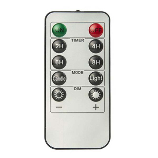 Goobay Led dinerkaars | Goobay | 25 cm | 5 stuks (Batterijen, Bewegende vlam, Wit) 77750 K170103337 - 4