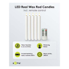 Goobay Led dinerkaars | Goobay | 25 cm | 5 stuks (Batterijen, Bewegende vlam, Wit) 77750 K170103337 - 5