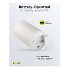 Goobay Led kaars | Goobay | 7.5 x 10 cm | 4 stuks (Batterij, Timer, Wit) 77780 K170103339 - 3