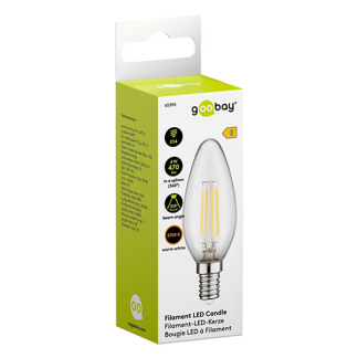 Goobay Led lamp E14 | Kaars | Goobay (4W, 470lm, 2700K) 65390 K170202940 - 2