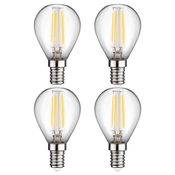 Goobay Led lamp E14 | Kogel | Goobay | 4 stuks (4W, 470lm, 2700K)  V170202962 - 1