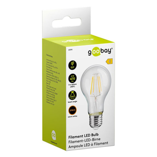 Goobay Led lamp E27 | Peer | Goobay (4W, 470lm, 2700K) 65395 K170404222 - 2