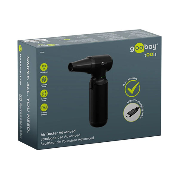 Goobay Luchtblazer | Goobay | 11-delig (100W, 2000 mAh, Elektrisch, Draadloos) 77830 K010803279 - 6