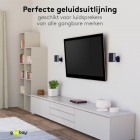 Goobay Luidspreker muurbeugel | Goobay | 2 stuks (Universeel, Zwenk- en kantelbaar, Staal, Max. 3.5 kg, Zwart) 49393 K101501157 - 8