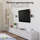 Goobay Luidspreker muurbeugel | Goobay | 2 stuks (Universeel, Zwenk en kantelbaar, Max. 3.5 kg, Wit) 49394 K101501158 - 7