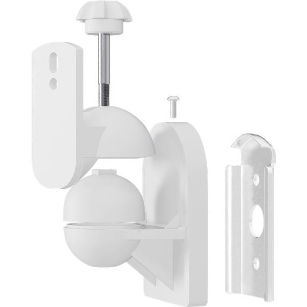 Goobay Luidspreker muurbeugel | Goobay | 2 stuks (Universeel, Zwenk en kantelbaar, Max. 3.5 kg, Wit) 49394 K101501158 - 2