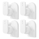 Goobay Luidspreker muurbeugel | Goobay | 4 stuks (Max 3.5 kg, Zwenk- en kantelbaar, Wit) 49392 K170103461 - 1