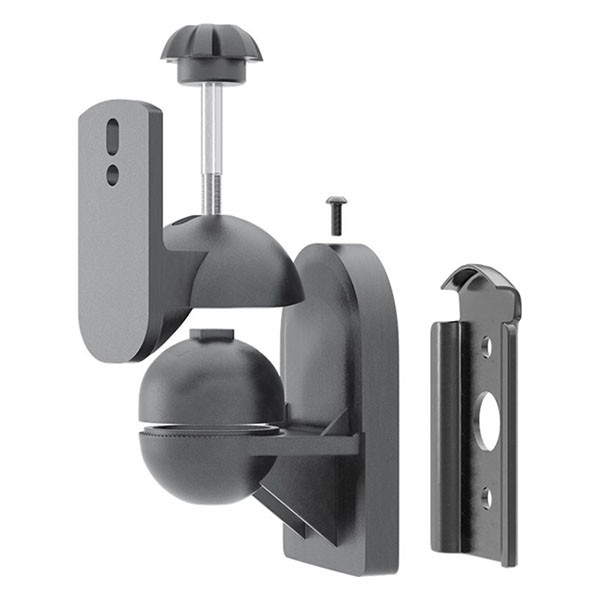 Goobay Luidspreker muurbeugel | Goobay | 4 stuks (Max 3.5 kg, Zwenk- en kantelbaar, Zwart) 49391 K170103460 - 3