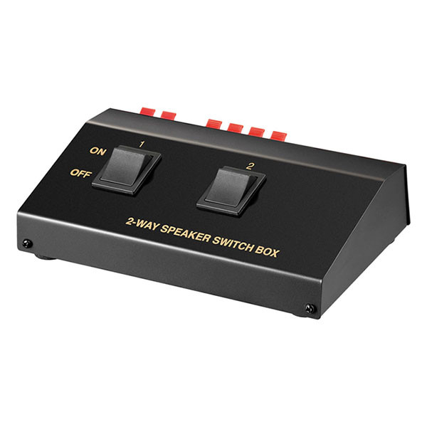 Goobay Luidspreker switch | Goobay | 2 speakers (4 tot 8 Ohm, Klemaansluiting) 60928 K010411165 - 1