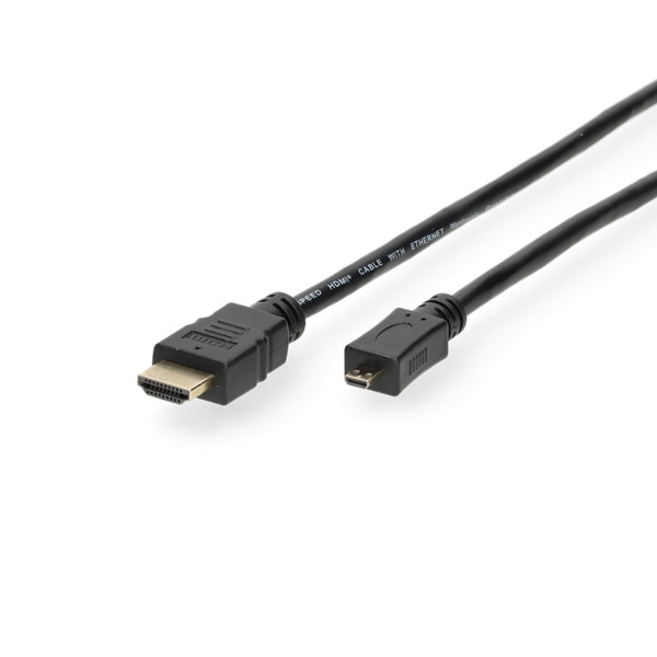 Goobay Micro HDMI naar HDMI kabel | Goobay | 0.5 meter (4K@60Hz, Verguld) 53780 K010214379 - 1