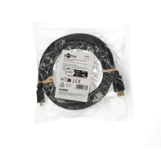 Goobay Micro HDMI naar HDMI kabel | Goobay | 5 meter (4K@60Hz, Verguld) 53787 K010214384 - 3