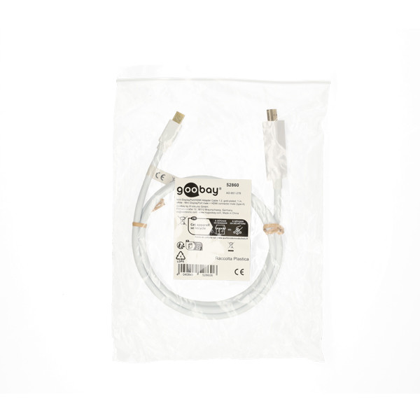 Goobay Mini DisplayPort naar HDMI kabel | Goobay | 1 meter (4K@30Hz) 52860 K010214372 - 3