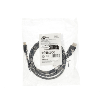 Goobay Mini HDMI naar HDMI kabel | Goobay | 1.5 meter (4K@60Hz, Ethernet, HDR, Verguld) 74082 K010214375 - 3