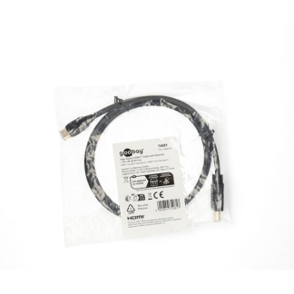Goobay Mini HDMI naar HDMI kabel | Goobay | 1 meter (4K@60Hz, Ethernet, HDR, Verguld) 74081 K010214374 - 3