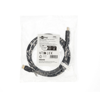 Goobay Mini HDMI naar HDMI kabel | Goobay | 2 meter (4K@60Hz, Ethernet, HDR, Verguld) 74083 K010214376 - 3