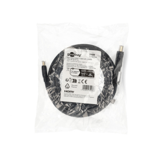 Goobay Mini HDMI naar HDMI kabel | Goobay | 5 meter (4K@60Hz, Ethernet, HDR, Verguld) 74085 K010214378 - 3